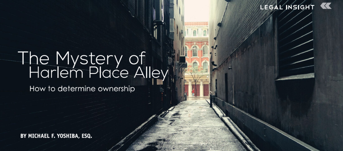 Michael Yoshiba - The Mystery of Harlem Place Alley